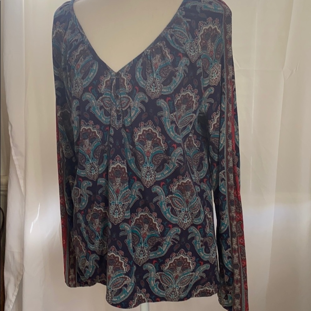 Lucky Brand paisley top